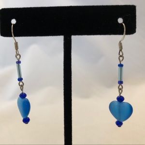 Handmade glass bead earrings